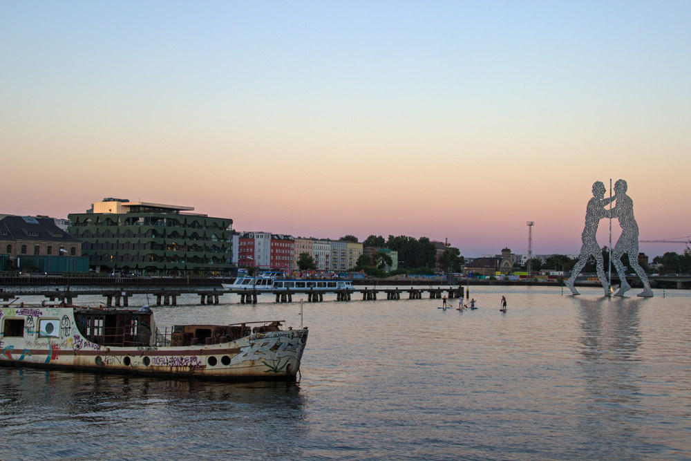 Spreeufer in Treptow, Berlin