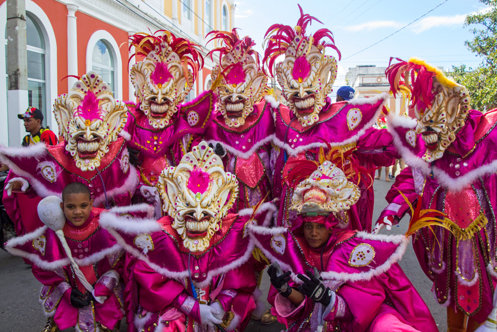 Masken, Carnaval de La Vega, Dominikanische Republik