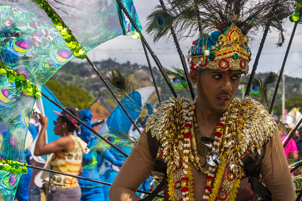 Stammeshäuptling, Carnival Port of Spain, Trinidad