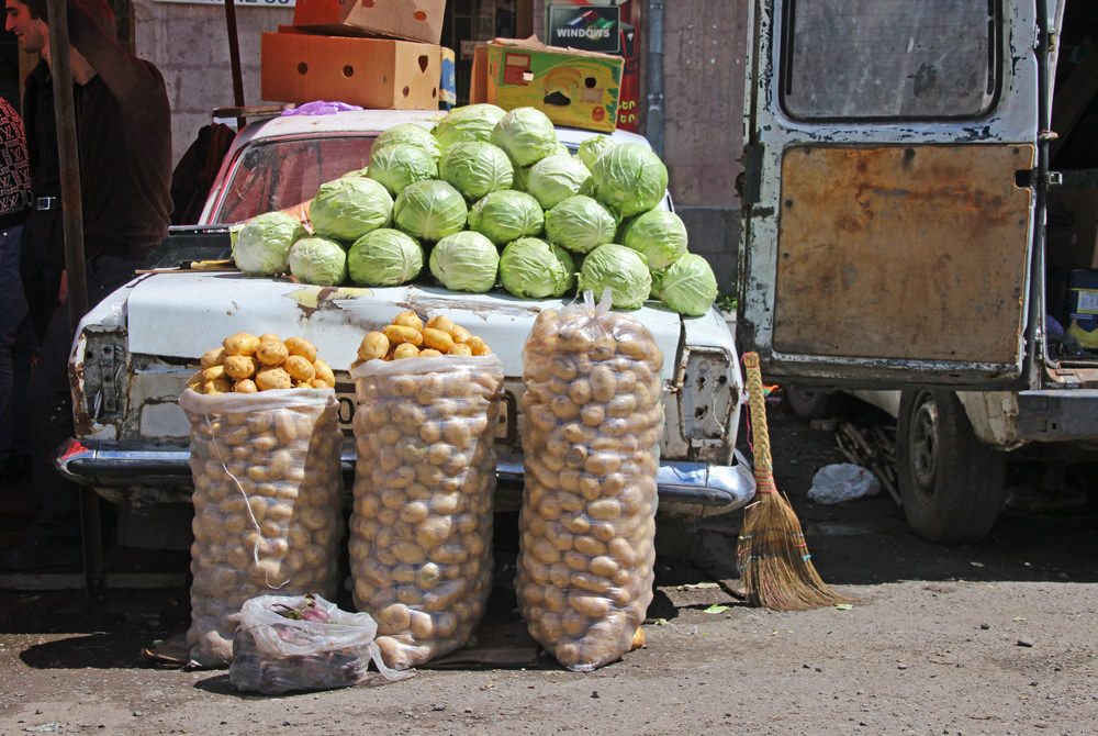 Marktwaren, Varnadzor, Armenien