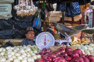 Verkäufer, Antigua, Guatemala