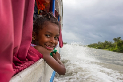 junges Mädchen, Río San Juan, Nicaragua