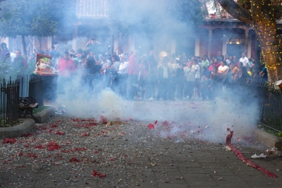 Neujahrsfeier, Antigua, Guatemala