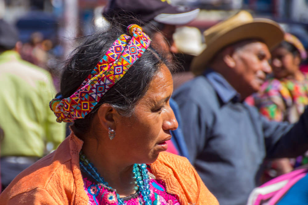 Marktfrau, Zunil, Guatemala