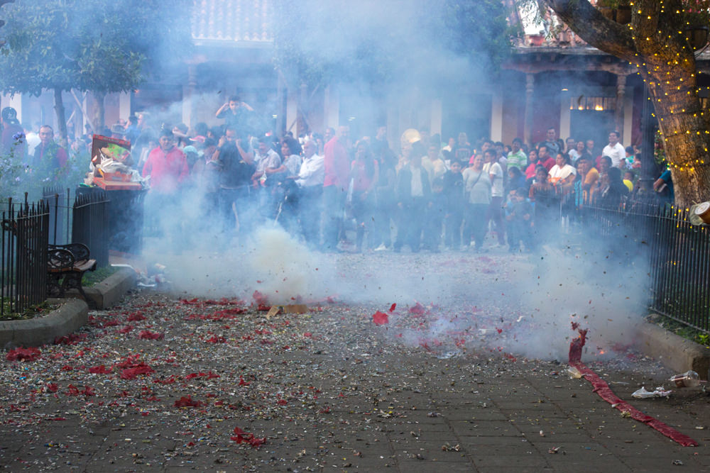 Neujahrsfeier, Antigua, Guatemala