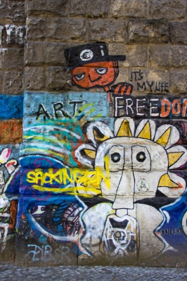 "Freedom", Wandmalerei, Berlin