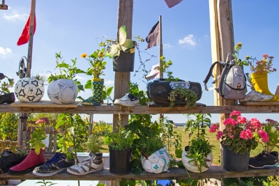 Schuhregal, Tempelhofer Feld, Berlin