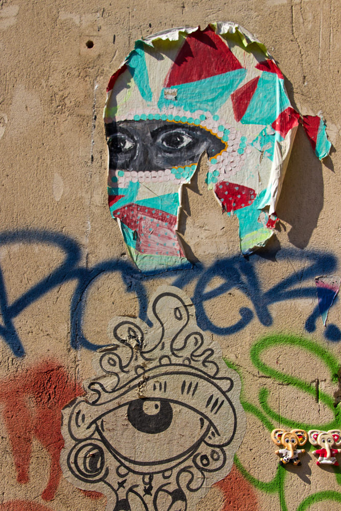 Augen, Straßenkunst, Berlin