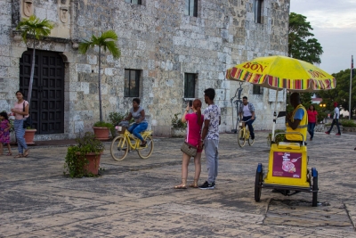 Straßenszene, Santo Domingo, Rep. Dominicana