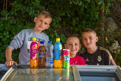 Getränkeverkäufer, Prizren, Kosovo