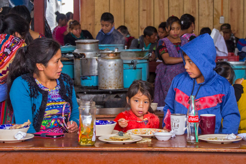 Marktrestaurant, Chichicastenango, Guatemala