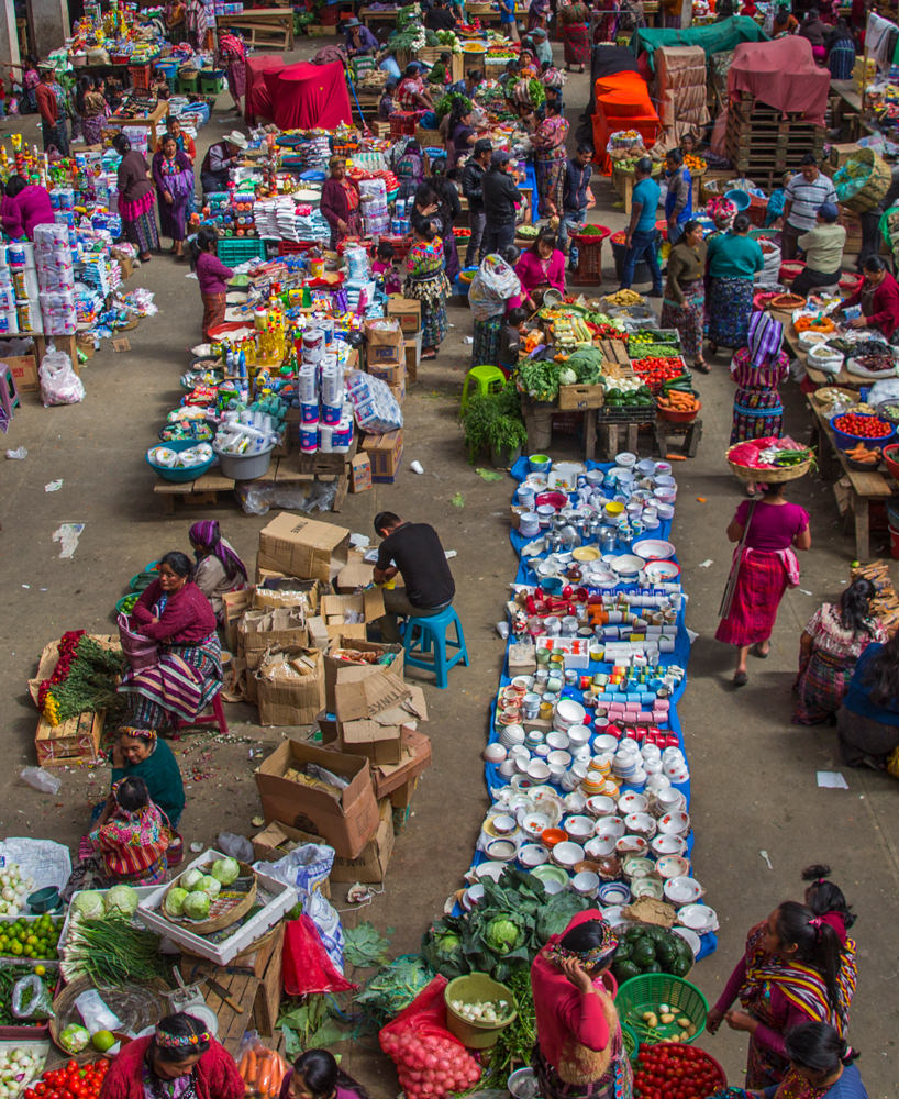 Markthalle, Zunil, Guatemala