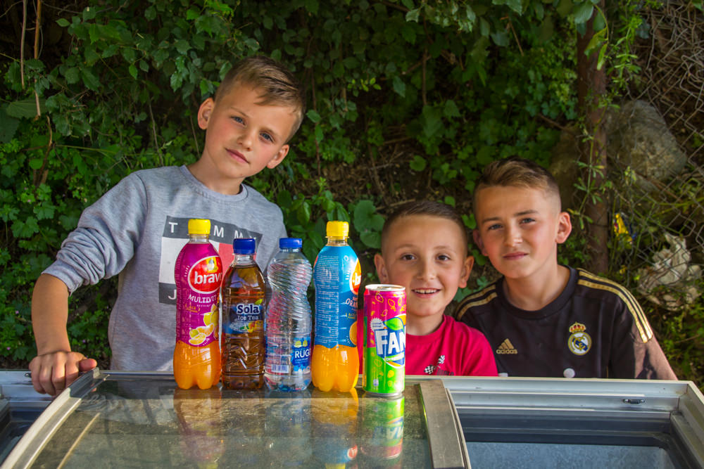 Getränkeverkäufer, Prizren, Kosovo